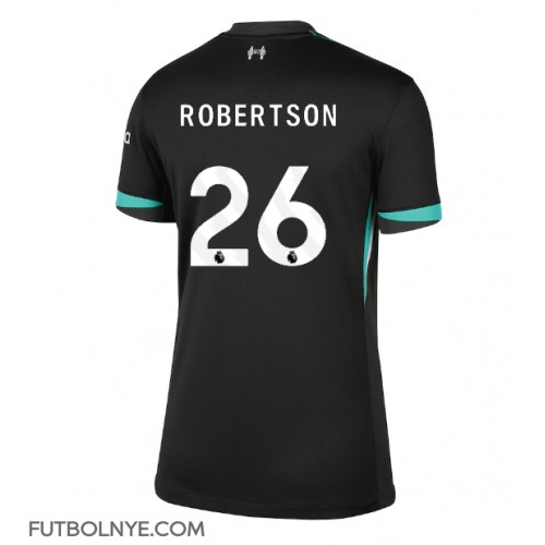 Camiseta Liverpool Andrew Robertson #26 Visitante Equipación para mujer 2024-25 manga corta